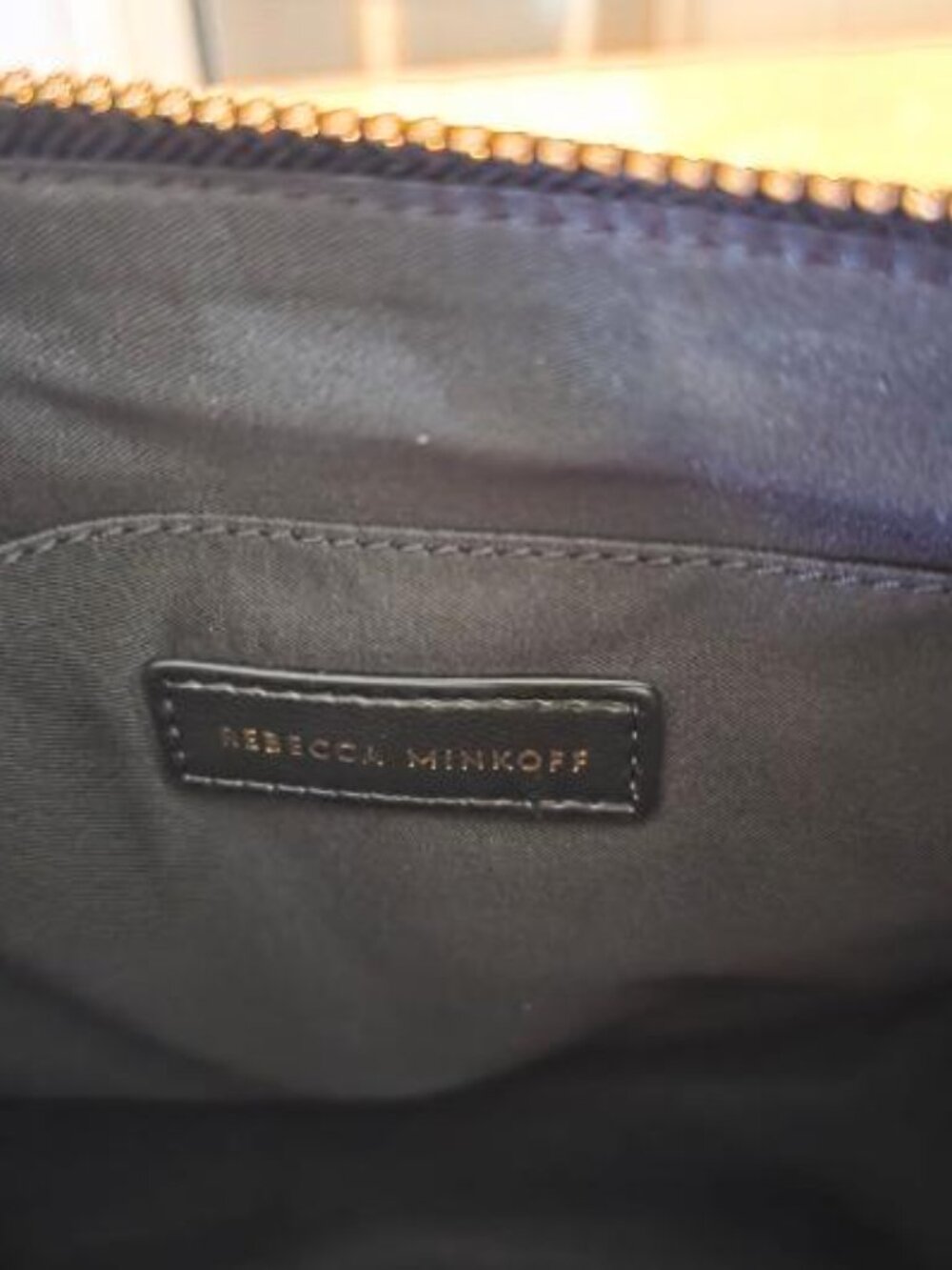 NWT $378 Rebecca Minkoff Leather Darren Shoulder/Crossbody Bag, Black - Picture 4 of 4
